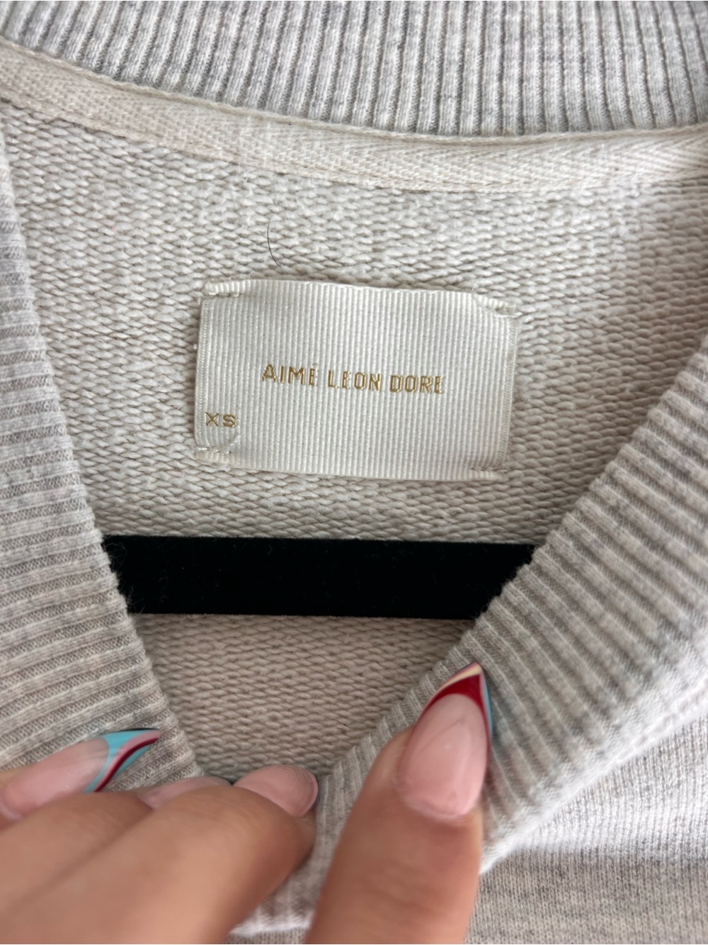Aimé Leon Dore crewneck in oatmeal - Picture 4 of 5
